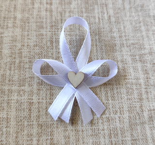 Svadobné pierko Love biele